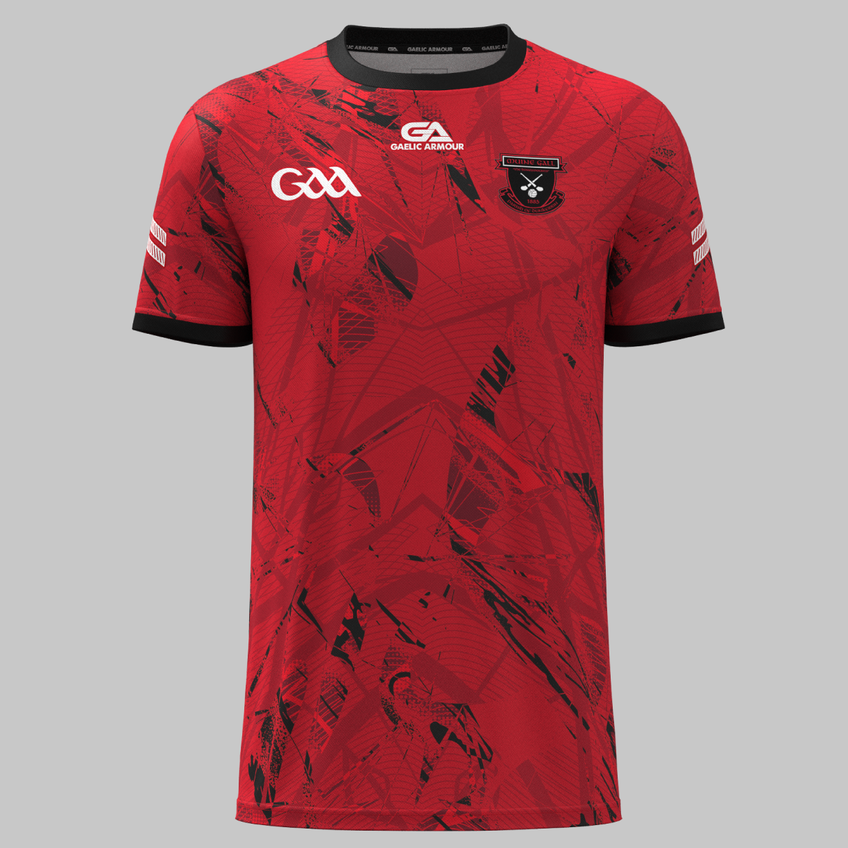 Moneygall GAA Training Jersey Red Black