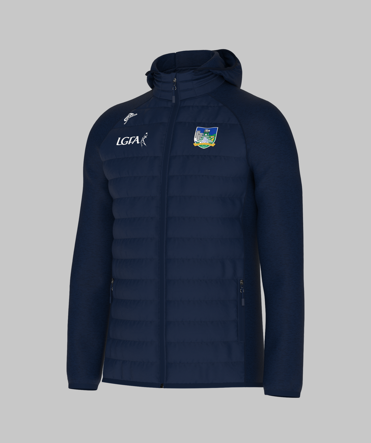 Kids Limerick LGFA Navy Hooded Hybrid