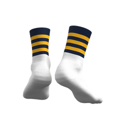 Tipperary Socks Navy Amber Hoops
