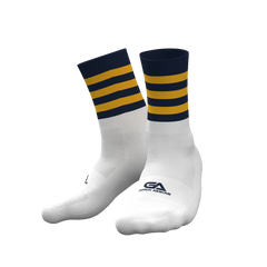 Tipperary Socks Navy Amber Hoops