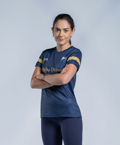 Tipperary Camogie Training Jersey Ladies Fit Navy