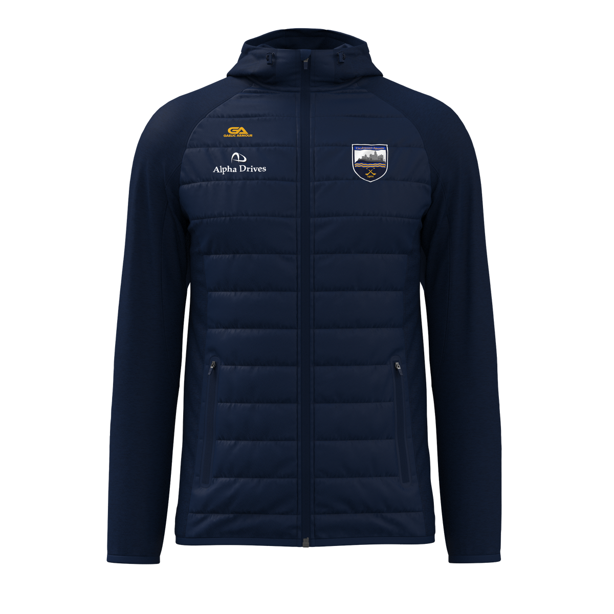 Tipperary Camogie Navy Hooded Hybrid Jacket