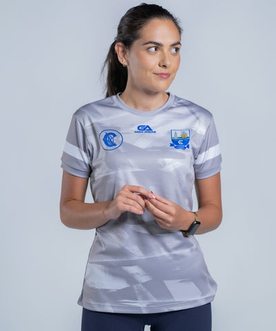 Waterford Camogie Training Jersey Ladies Fit Grey