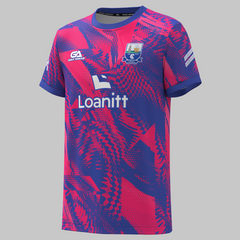 Kids Waterford Camogie Custom Training Jersey Royal Pink