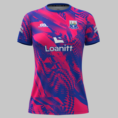 Waterford Camogie Custom Training Jersey Ladies Royal Pink