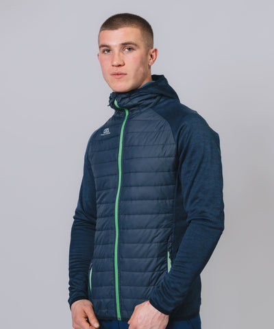 Team Navy Green Hooded Hybrid