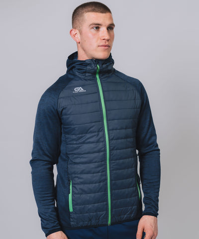 Team Navy Green Hooded Hybrid