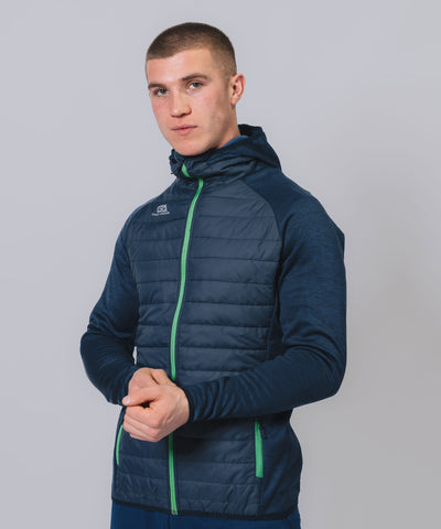 Team Navy Green Hooded Hybrid