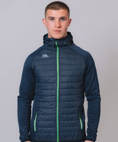 Team Navy Green Hooded Hybrid