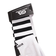 GAA Midi Socks Black White Hoops