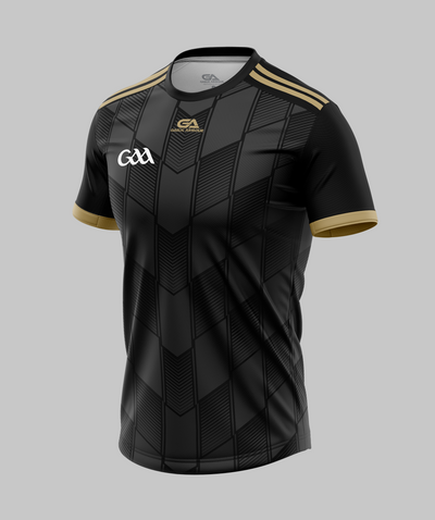 GAA Training Jersey 2204 Black Gold