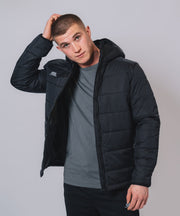 Moneygall GAA Hooded Padded Black Jacket