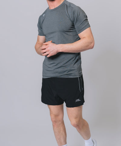 Flex Black Marl Lesiure Short