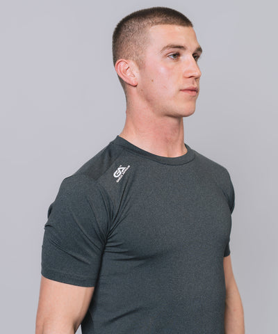 Flex Black Marl Tee