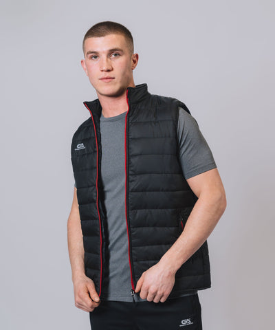 Moneygall Team Black Red Gilet