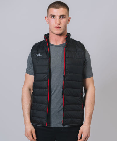 Moneygall Team Black Red Gilet