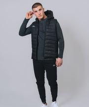 Core Black Hooded Gilet