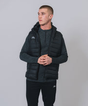 Core Black Hooded Gilet