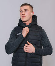 Core Black Hooded Gilet