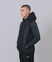 Core Black Hooded Gilet