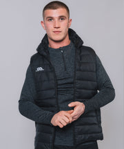 Core Black Hooded Gilet
