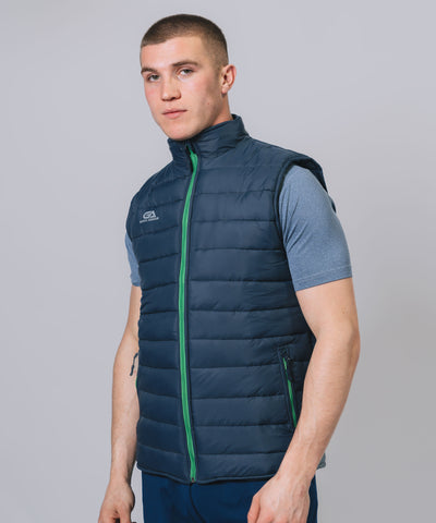 Team Navy Green Gilet