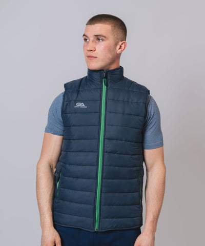 Team Navy Green Gilet