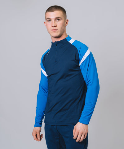 Culainn 1/4 Zip Navy Royal White
