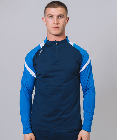 Culainn 1/4 Zip Navy Royal White
