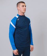 Culainn 1/4 Zip Navy Royal White