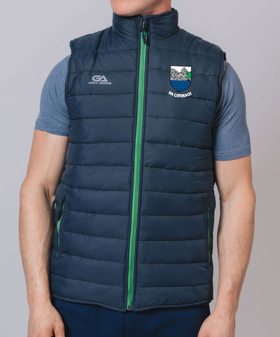 Cahir Navy Green Gilet