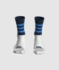 GAA Midi Socks Navy Sky Hoops