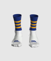 GAA Midi Socks Royal Amber Hoops