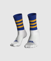 GAA Midi Socks Royal Amber Hoops