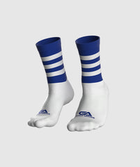 GAA Midi Socks Royal White Hoops