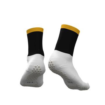 GA Grip Socks - Black/Amber
