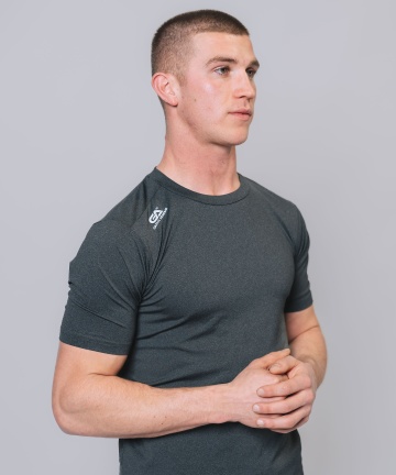 GA Flex T-Shirt - Black Marl