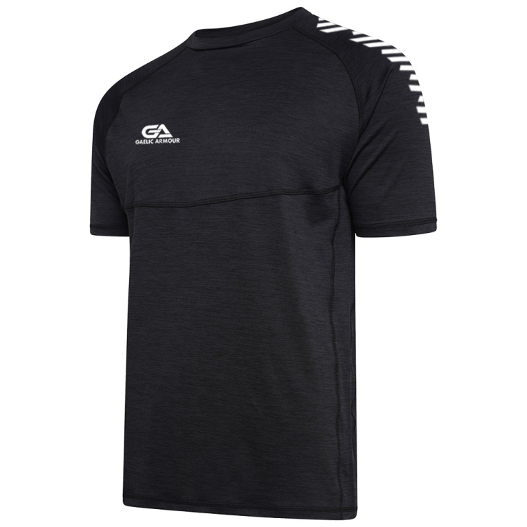Dual Gym T-shirt : Black Melange