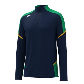 GA Motion 1/4 Zip- Grey/Black