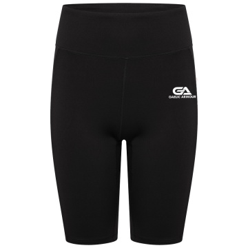 WOMENS DUAL CYCLING SHORT-Black
