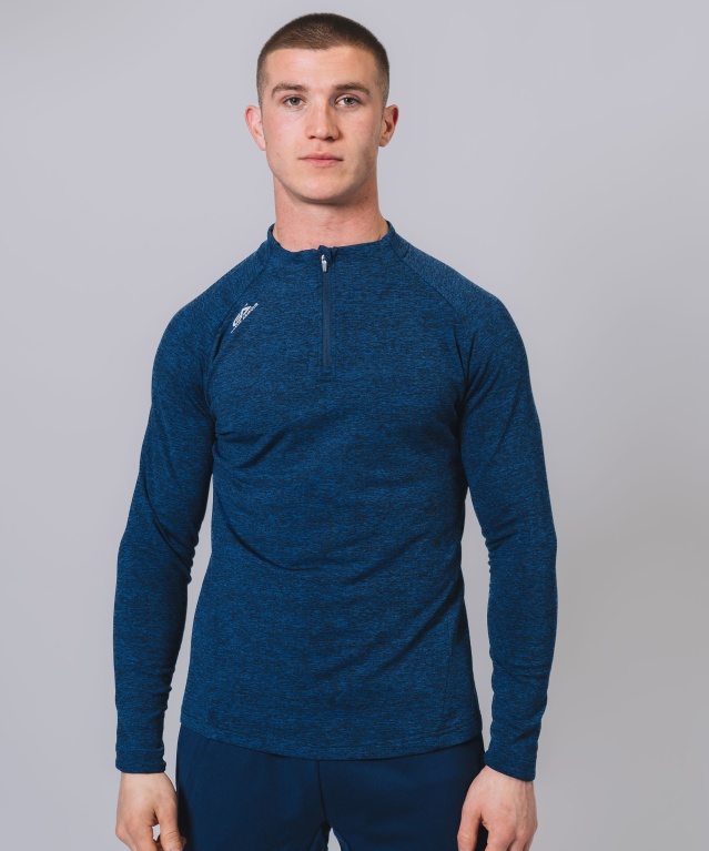 GA Flex Half Zip - Navy Marl