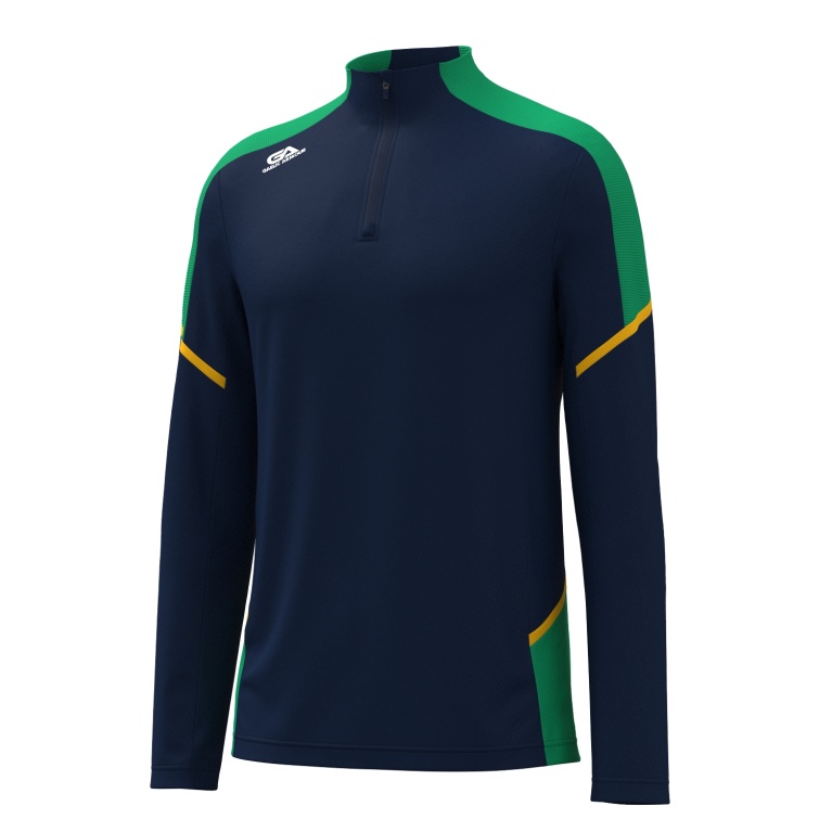 GA Motion 1/4 Zip - Emerald/Navy